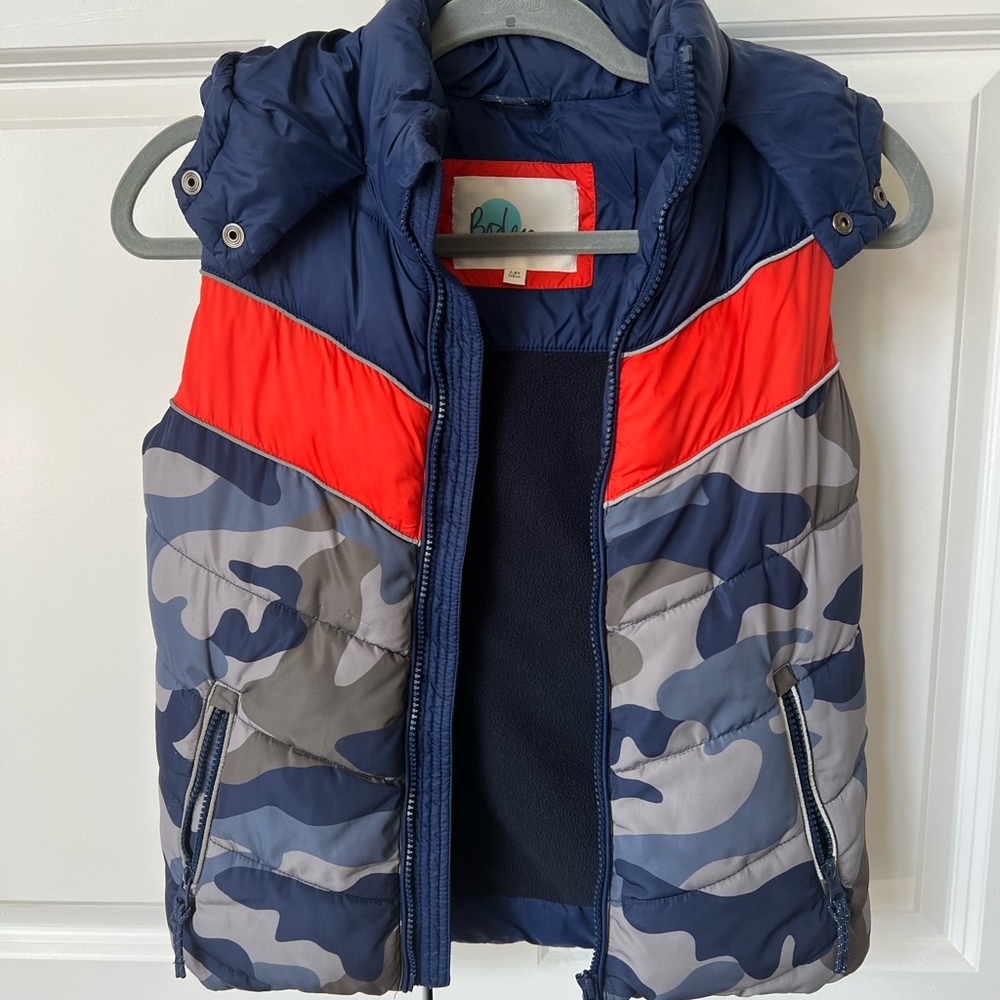Mini Boden Boys Puffer Vest
